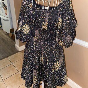 Altard State Annabella Puff Sleeve Mini Dress
